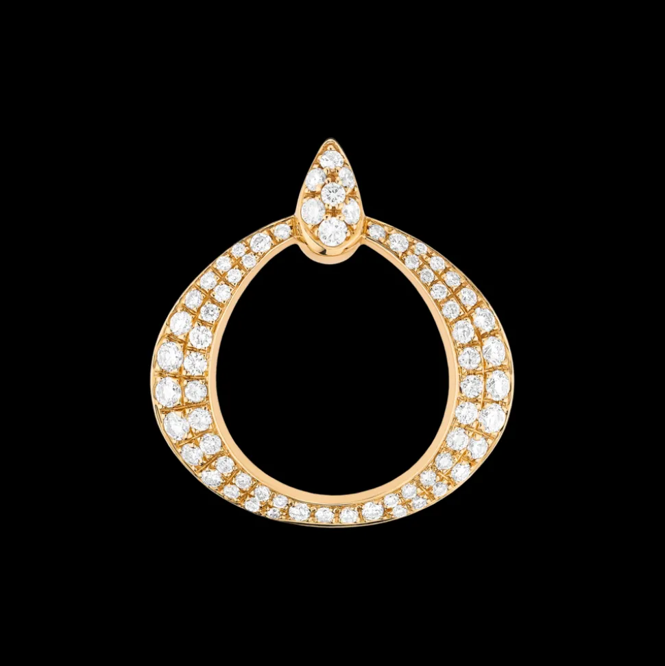 Anhänger, 18 K Gelbgold, Diamanten