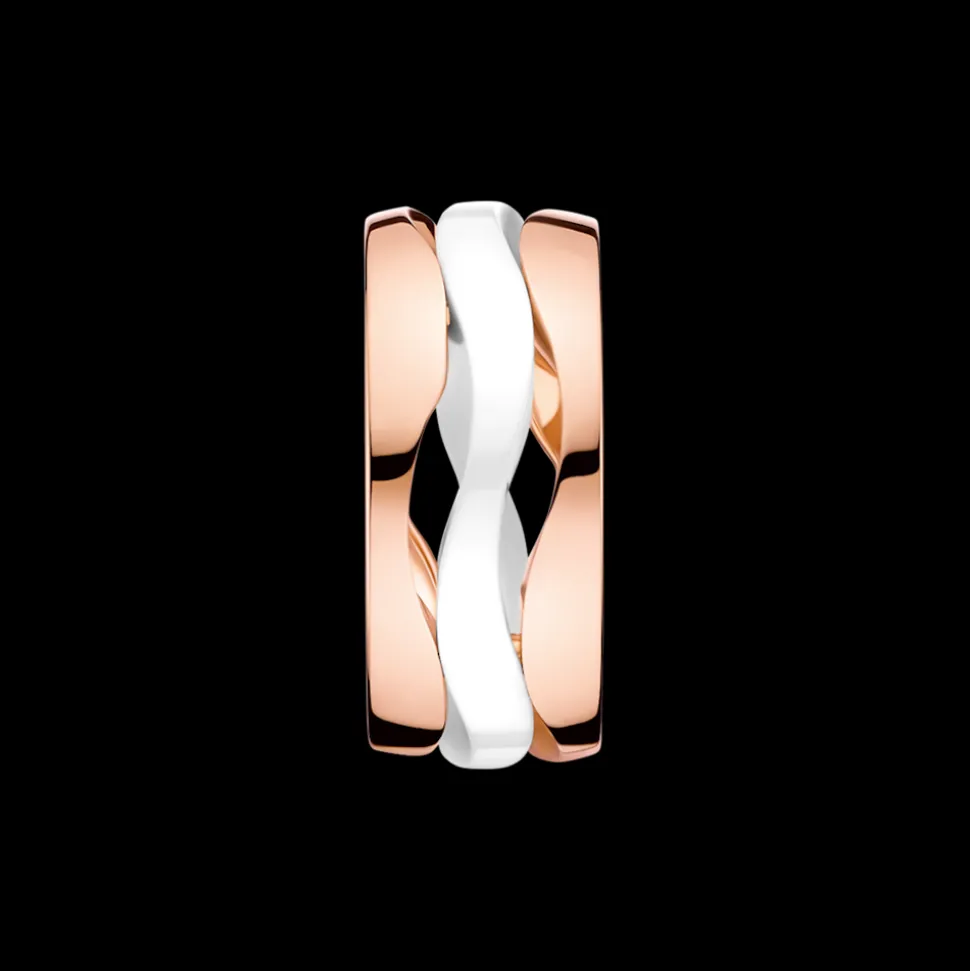 Anhänger, 18 K Rotgold, Keramik