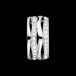 Anhänger, 18 K Weißgold, Diamanten