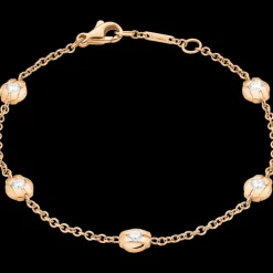 Armband, 18 K Gelbgold, Diamanten