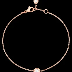 Armband, 18 K Rotgold, Diamanten