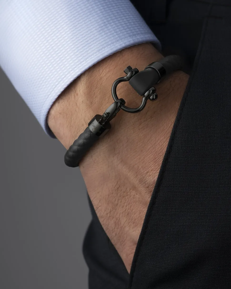 Armband, Kautschuk, Edelstahl