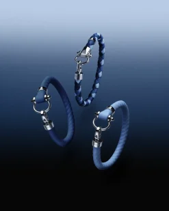 Armband, Kautschuk, Edelstahl
