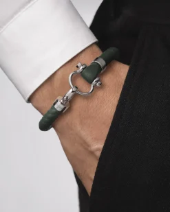 Armband, Kautschuk, Edelstahl