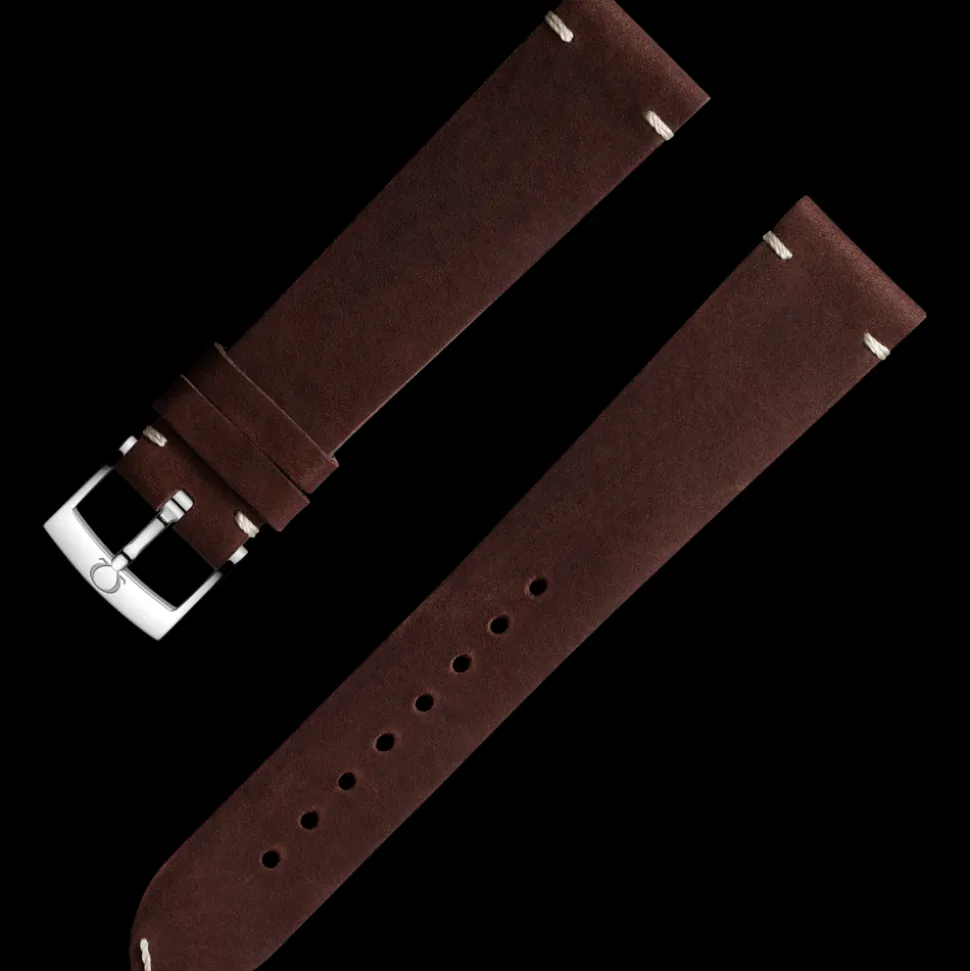 Braunes Lederarmband mit Dornschließe