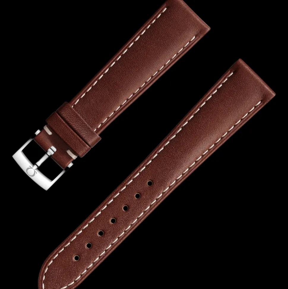Braunes Lederarmband mit Dornschließe