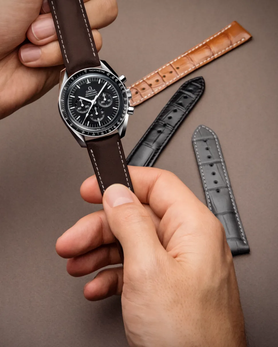 Braunes Lederarmband mit Dornschließe