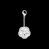 Charm, 18 K Weißgold, Perlmutt