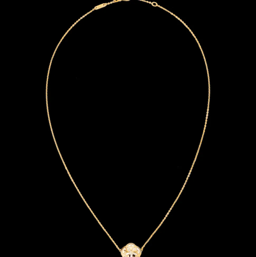 Collier, 18 K Gelbgold, Perlmutt
