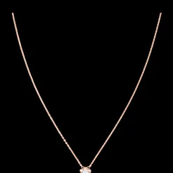 Collier, 18 K Rotgold, Diamanten