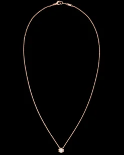 Collier, 18 K Rotgold, Diamanten