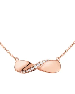Collier, 18 K Rotgold, Diamanten