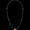 Collier, 18 K Rotgold, Karneol