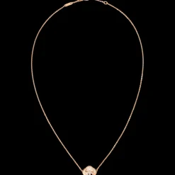 Collier, 18 K Rotgold, Perlmutt