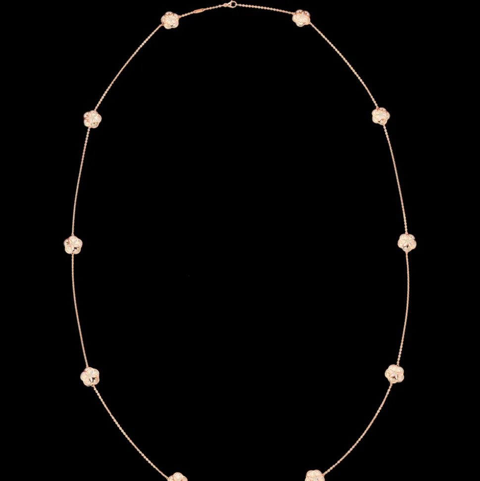 Collier, 18 K Rotgold, Perlmutt