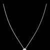 Collier, 18 K Weißgold, Diamanten