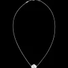 Collier, 18 K Weißgold, Perlmutt