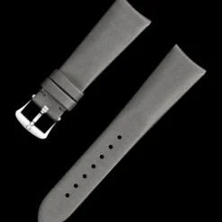 Graues Armband aus technischem Satin mit Dornschließe