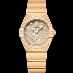 28 mm, Gelbgold mit Gelbgoldband