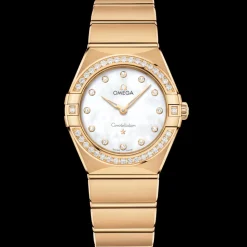28 mm, Gelbgold mit Gelbgoldband
