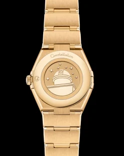 28 mm, Gelbgold mit Gelbgoldband
