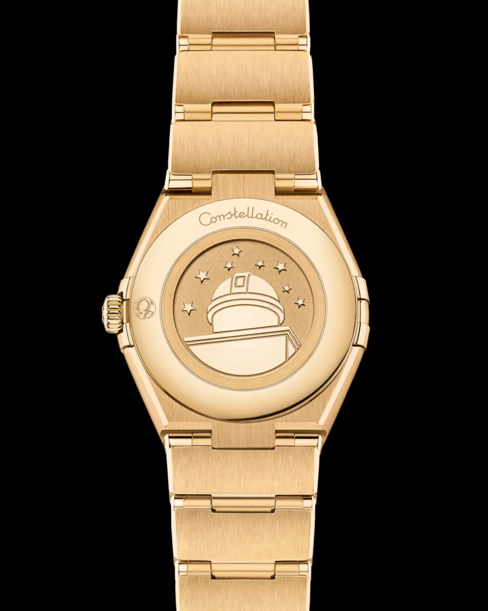 28 mm, Gelbgold mit Gelbgoldband
