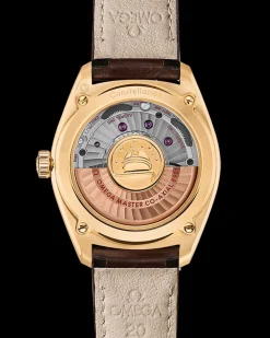 39 mm, Gelbgold mit Lederarmband