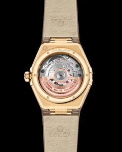 29 mm, Gelbgold mit Lederarmband