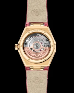 29 mm, Gelbgold mit Lederarmband