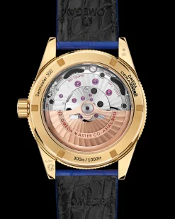 41 mm, Gelbgold mit Lederarmband