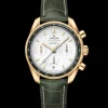 38 mm, Gelbgold mit Lederarmband