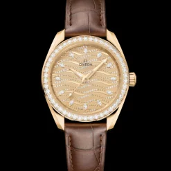 34 mm, Moonshine™‑Gold mit Alligator