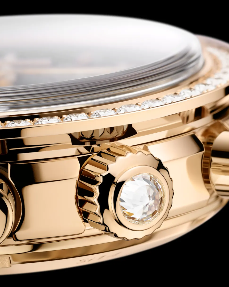 38 mm, Moonshine™‑Gold mit Alligator