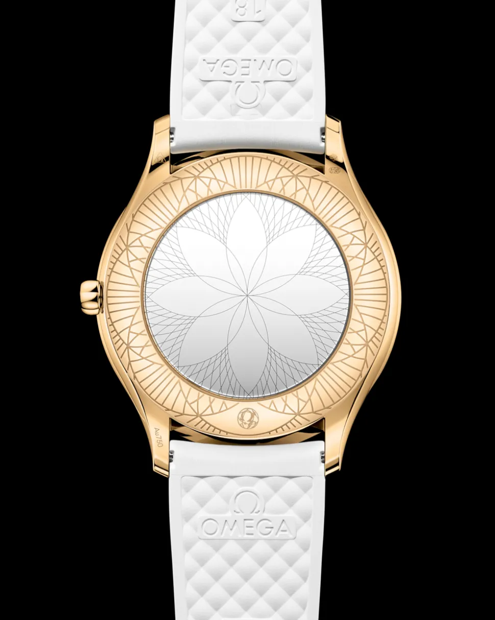 36 mm, Moonshine™‑Gold mit Kautschukband