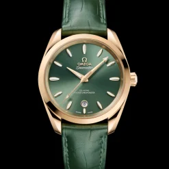 38 mm, Moonshine™‑Gold mit Leder