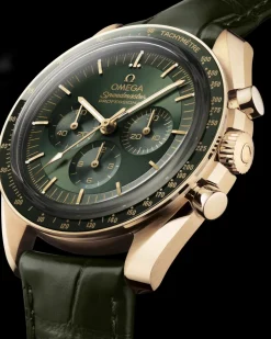 42 mm, Moonshine™‑Gold mit Lederarmband