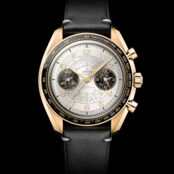 43 mm, Moonshine™‑Gold mit Lederarmband