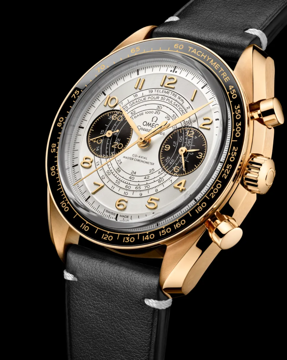 43 mm, Moonshine™‑Gold mit Lederarmband