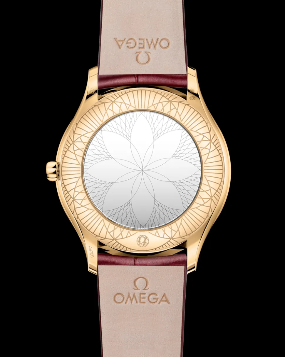 36 mm, Moonshine™‑Gold mit Lederarmband