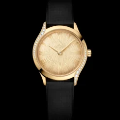 26 mm, Moonshine™‑Gold mit Textilarmband