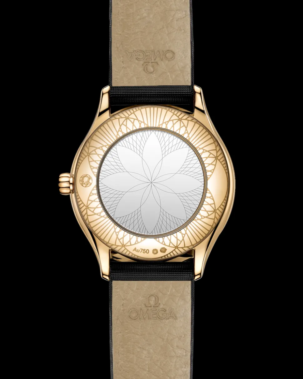 26 mm, Moonshine™‑Gold mit Textilarmband