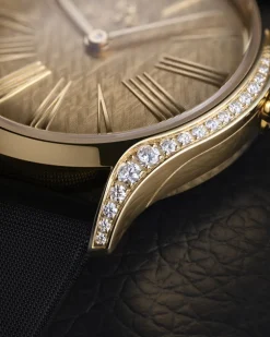 26 mm, Moonshine™‑Gold mit Textilarmband
