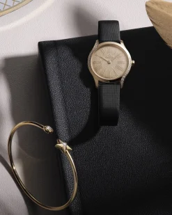 26 mm, Moonshine™‑Gold mit Textilarmband