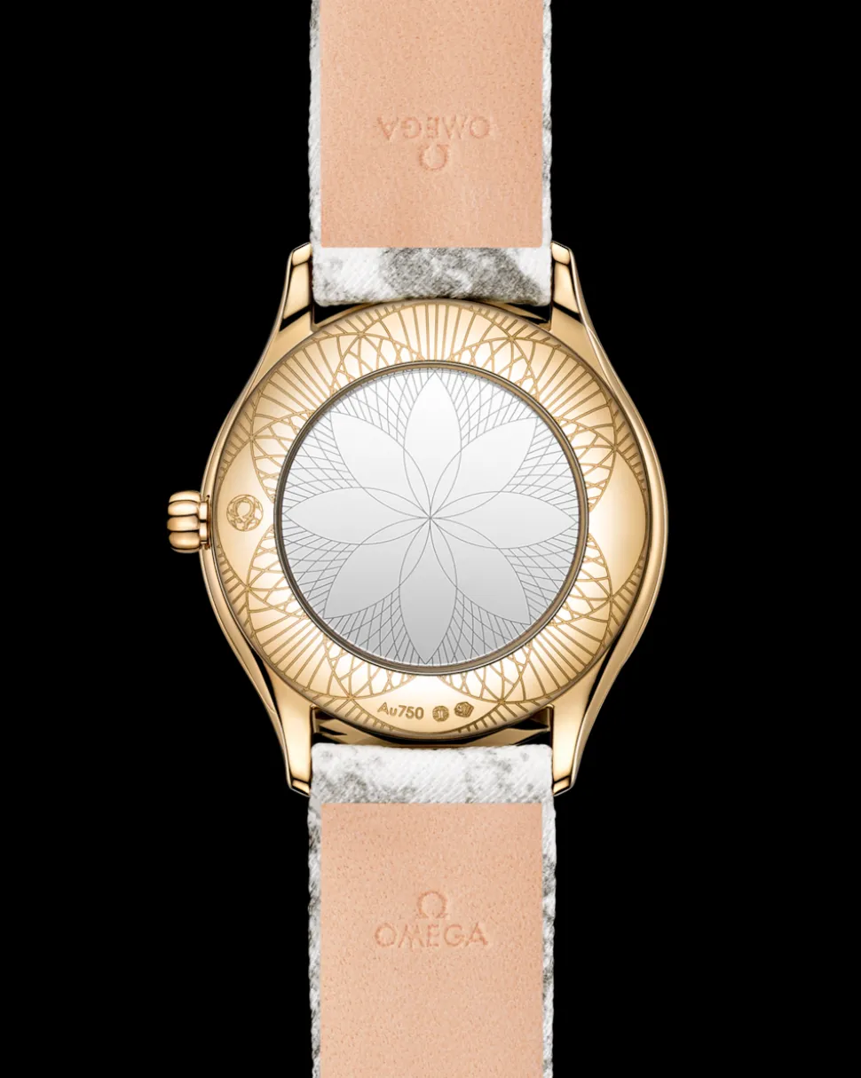 26 mm, Moonshine™‑Gold mit „Toile de Jouy“