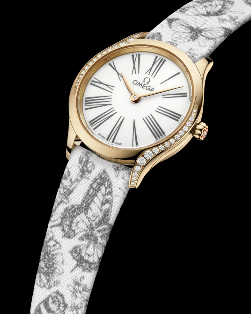 26 mm, Moonshine™‑Gold mit „Toile de Jouy“