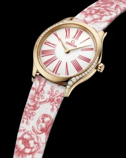 26 mm, Moonshine™‑Gold mit „Toile de Jouy“