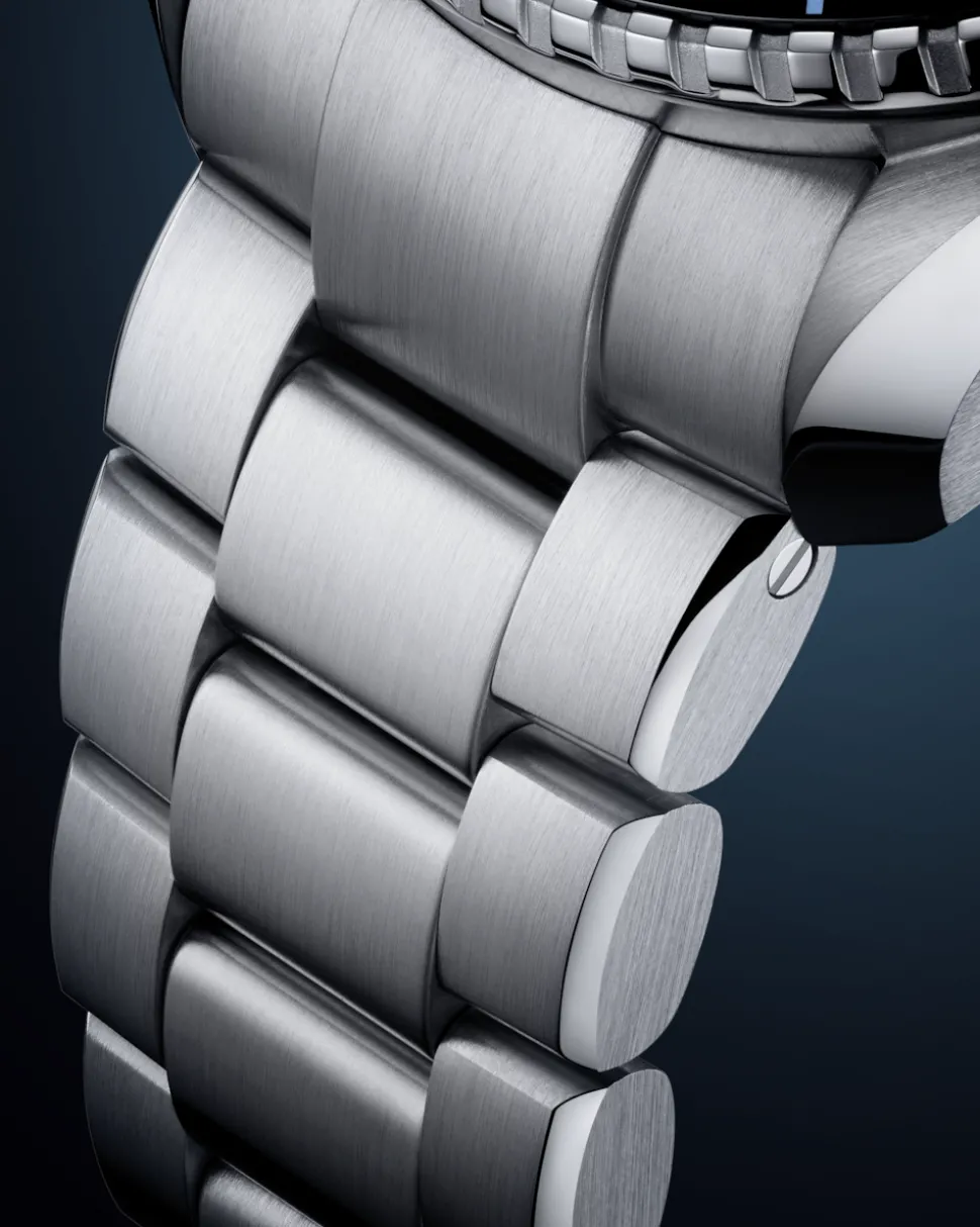 45,5 mm, O‑MEGASTEEL mit O‑MEGASTEEL‑Band