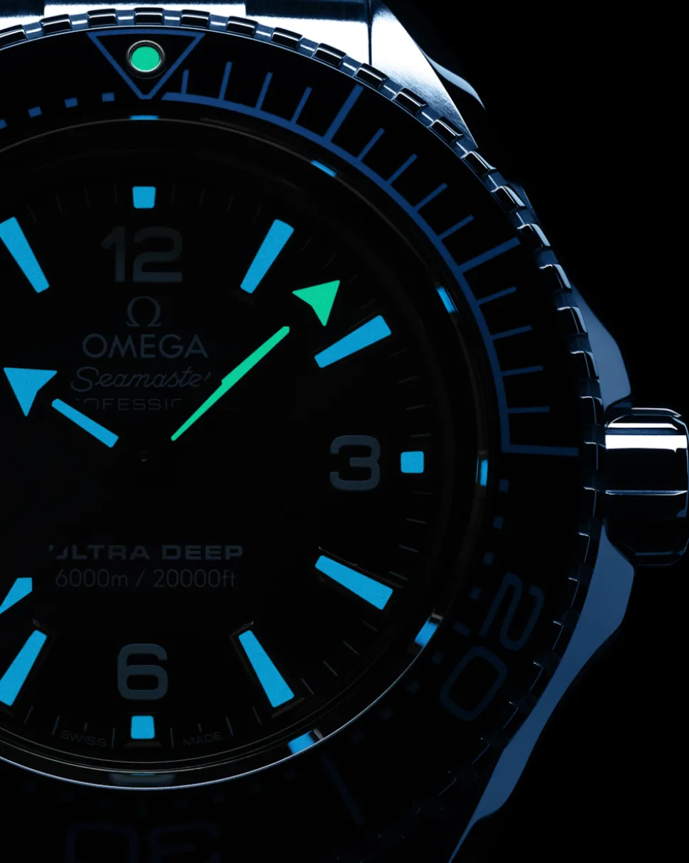 45,5 mm, O‑MEGASTEEL mit O‑MEGASTEEL‑Band