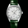 41 mm, Platin mit Lederarmband
