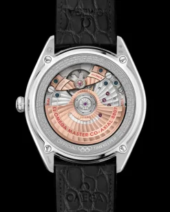 39,5 mm, Platin mit Lederarmband